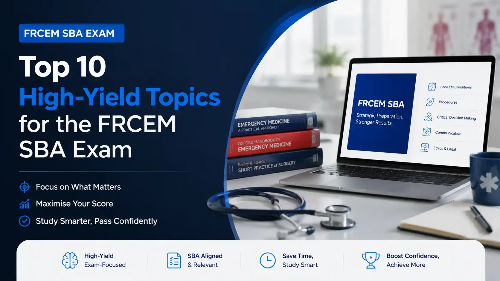 Top 10 High-Yield Topics for the FRCEM SBA Exam