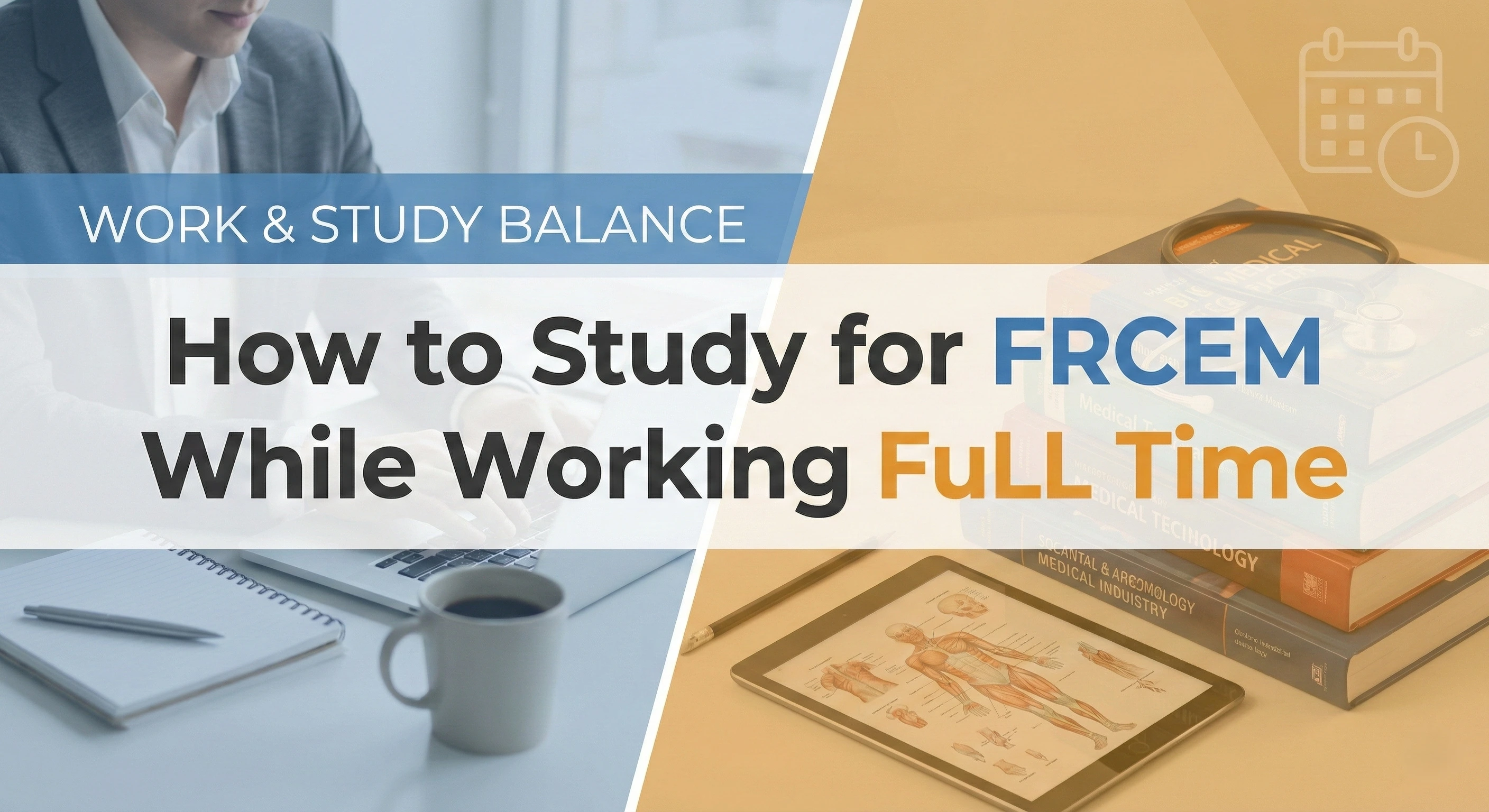 How to Study for FRCEM While Working Full Time