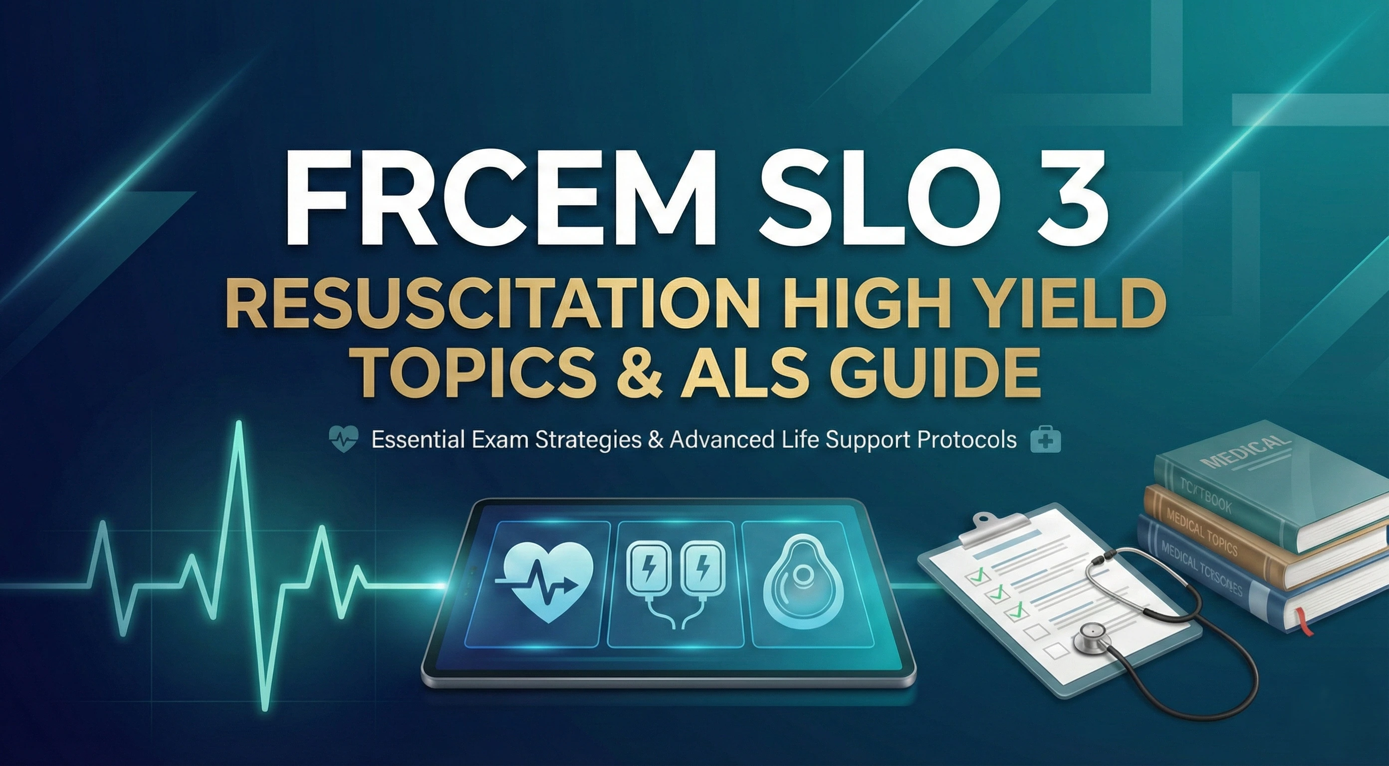 FRCEM SLO 3 Guide: Resuscitation, ALS & High-Yield Topics
