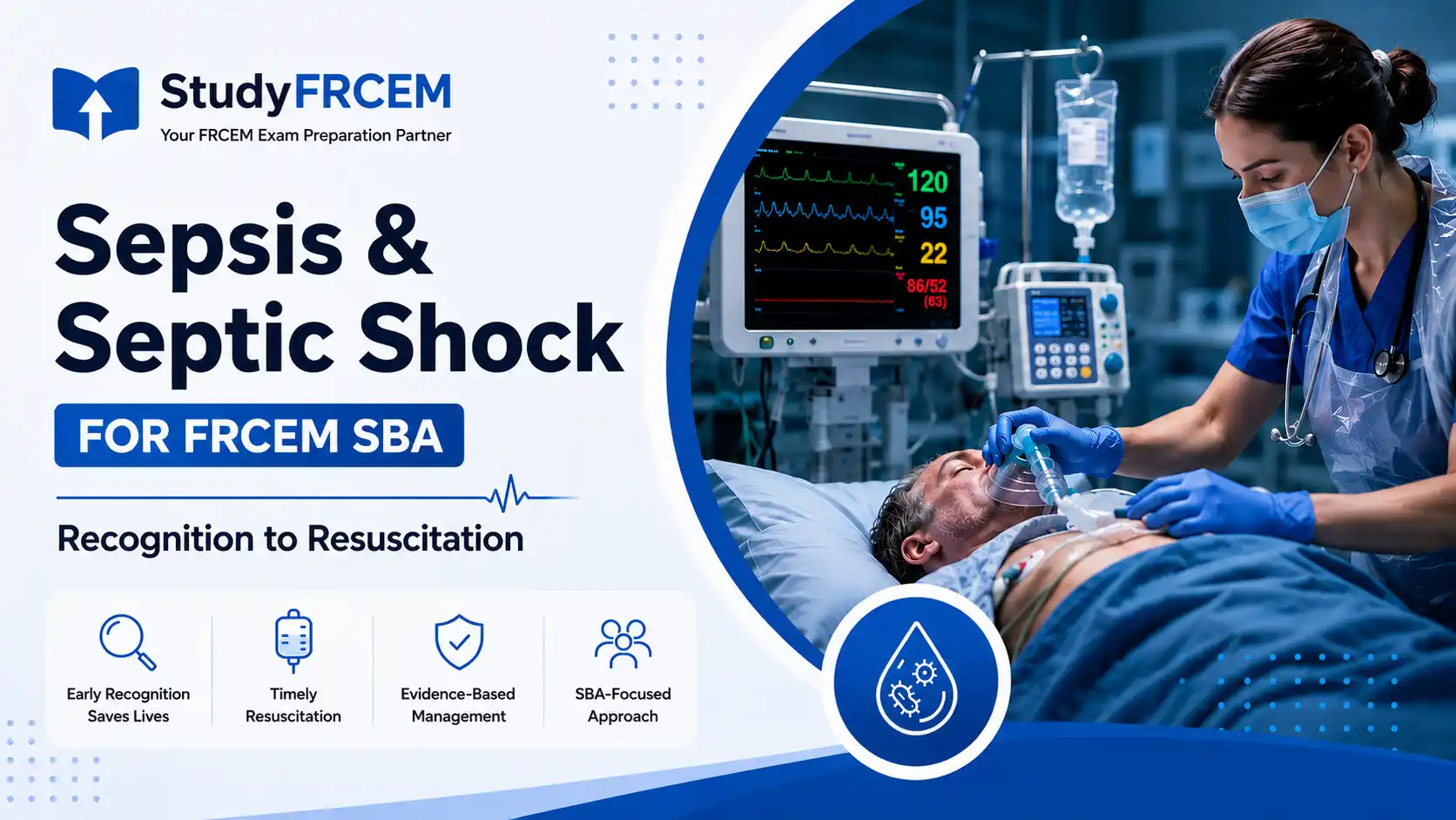 Sepsis & Septic Shock for FRCEM SBA: Recognition to Resuscitation