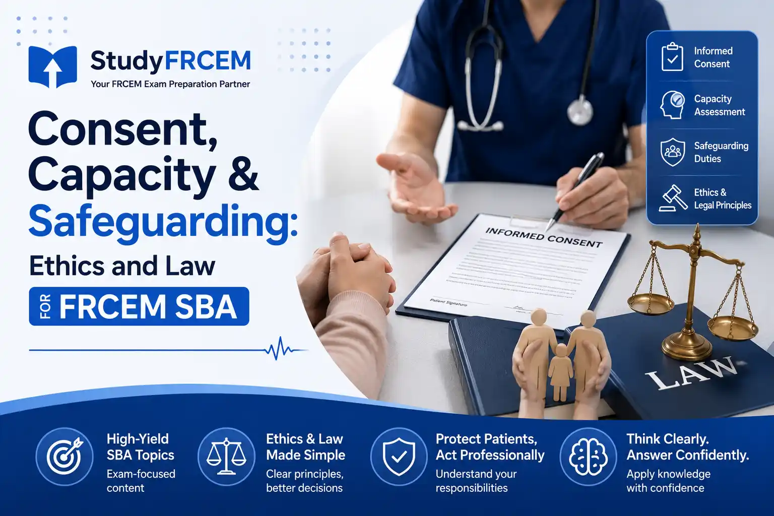 Consent, Capacity & Safeguarding: Ethics and Law for FRCEM SBA