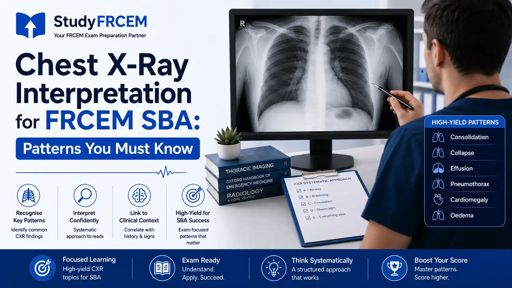 Chest X-Ray Interpretation for FRCEM SBA: Patterns You Must Know